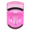 Mini Portable Eyelash Curler Clip with Rubber Pink 1