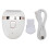 (White) USB Rechargeable Waterproof Electric Hair Trimmer 1