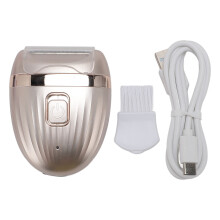 (Gold) USB Rechargeable Waterproof Electric Hair Trimmer