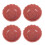 (Pink) 4Pcs Ceramic Oil Burner Diffuser Bowl Crackle Ice Pattern 5