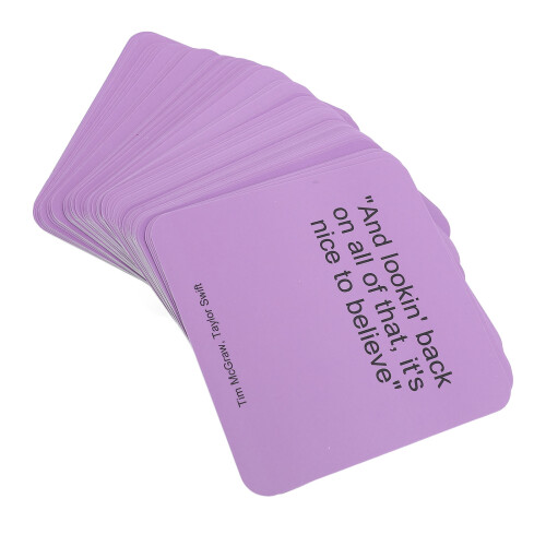 Family Lyrics Trivia Card Game 1
