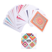 50pcs Crochet Card Deck Hook Patterns for Beginners