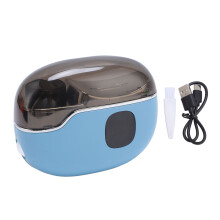 (Blue) Elektrische nagelknipper LED USB zwart