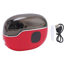 (Red) Elektrische nagelknipper LED USB zwart