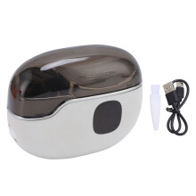 (White) Elektrische nagelknipper LED USB zwart