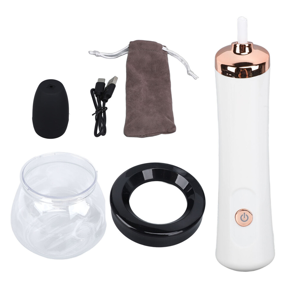 White (White) Electric Makeup Brush Cleaner Type C Charging 3 Speed Auto Dryer