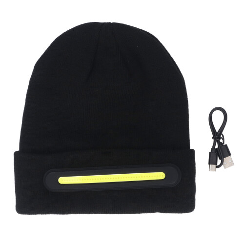 Rechargeable LED Warm Hat Water Wind Resistant Outdoor