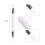 Nail Art Stift mit Strassgriff Silikon Pinsel 2