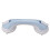 (Blue and White) Suction Cup Shower Grab Bar Elderly Handle Blue White 1