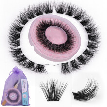 Z'LRAQI BEAUTY DIY False Eyelashes C Curl