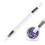 Nail Art Stift mit Strassgriff Silikon Pinsel 5