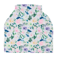 (Flowers Pattern) Atmungsaktiver Stillcover aus Milchfaser, dehnbar