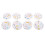 (G33) 8x Herbruikbare Borstvoeding Pads Bamboe 1