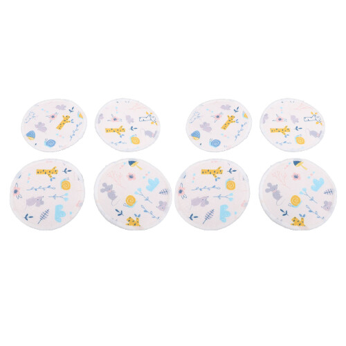 (G33) 8x Herbruikbare Borstvoeding Pads Bamboe