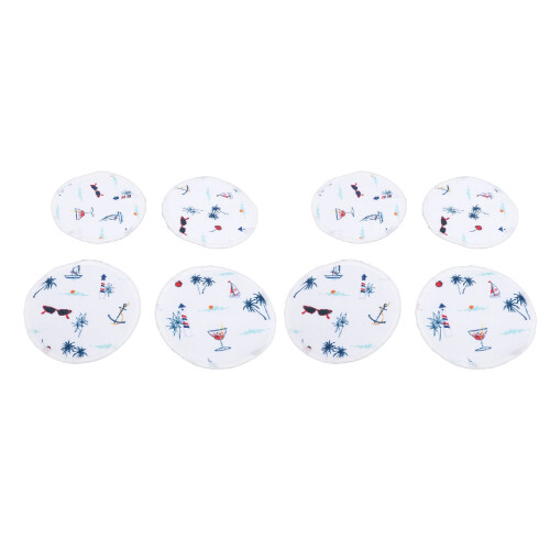 (G30) 8x Herbruikbare Borstvoeding Pads Bamboe