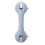 (Blue and White) Suction Cup Shower Grab Bar Elderly Handle Blue White 5