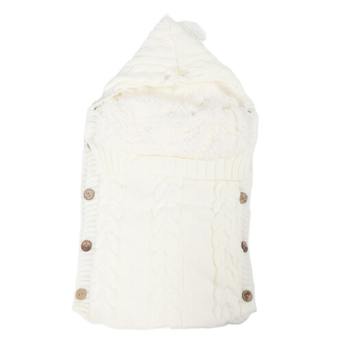 (Beige) Newborn Beige Swaddle Sleeping Bag