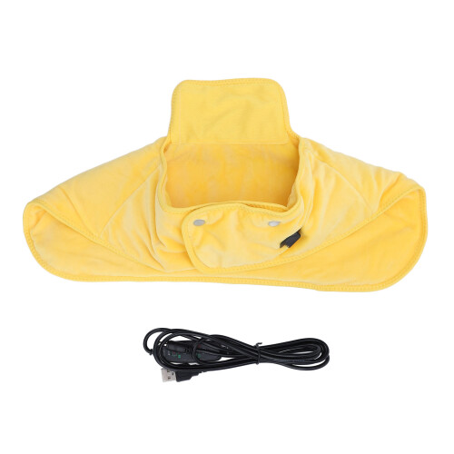 (Yellow) Heating Neck Wrap 3 Temp/Timer Velvet Y