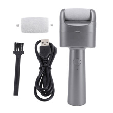 (Gray) Electric Foot Callus Remover Portable Automatic Foot Grinder Gray