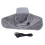 (Gray) Heating Neck Wrap 3 Temp/Timer Velvet Y 1