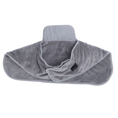 (Gray) Heating Neck Wrap 3 Temp/Timer Velvet Y 1