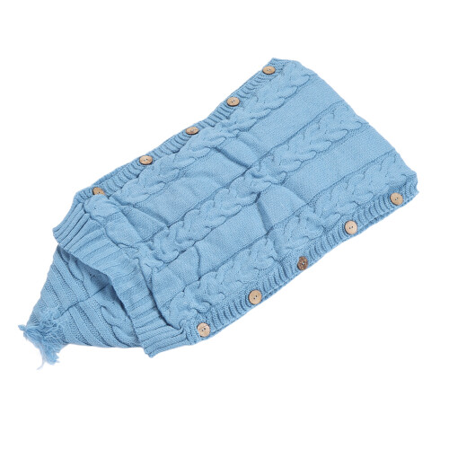 (Light Blue) Newborn Beige Swaddle Sleeping Bag 2
