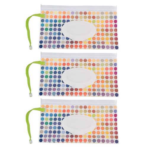 3x Draagbare Babydoekjes Dispenser