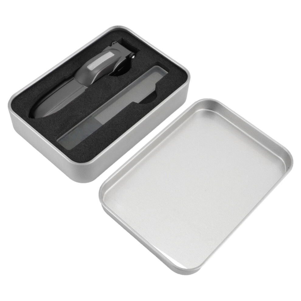 Stainless Steel Nail Clipper Portable with File Thick Nails
