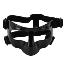 (Black) Adjustable Clear Sports Nose Guard