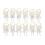 12pcs Artificial Pearl Flower Napkin Rings 1