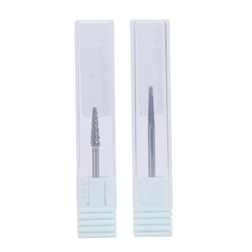 2x 3/32" Tungsten Steel Needle Drill Bits