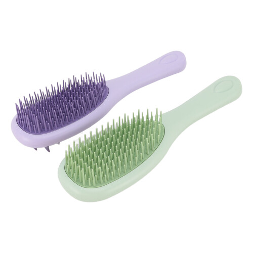 2x Silicone Shampoo Borstel Massage Kam 2
