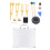 Aluminium-Stimmgabel-Set mit Hammer für Yoga 1