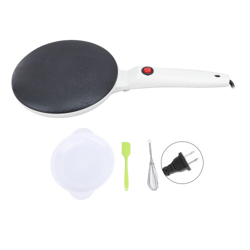 (EU Plug 110V) Electric Crepe Maker 8 Inch Nonstick Auto Temp Control 220V