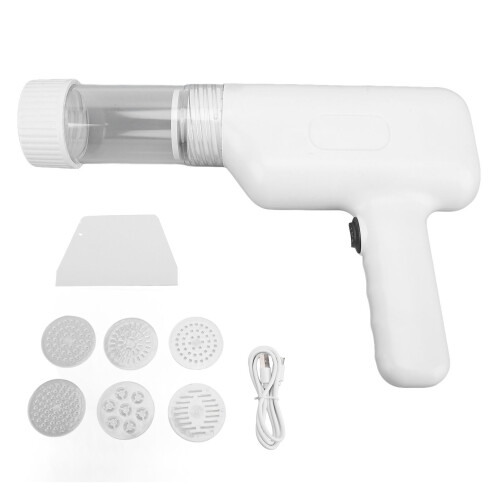 (White) Impastatrice Pasta Portatile 6in1 6 Forme Blu