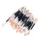 50pcs Double Ended Eyeshadow Sponge Applicators 4