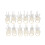 12pcs Artificial Pearl Flower Napkin Rings 5