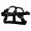 (Black) Adjustable Clear Sports Nose Guard 2