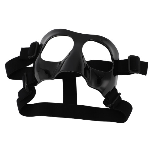 (Black) Adjustable Clear Sports Nose Guard 1