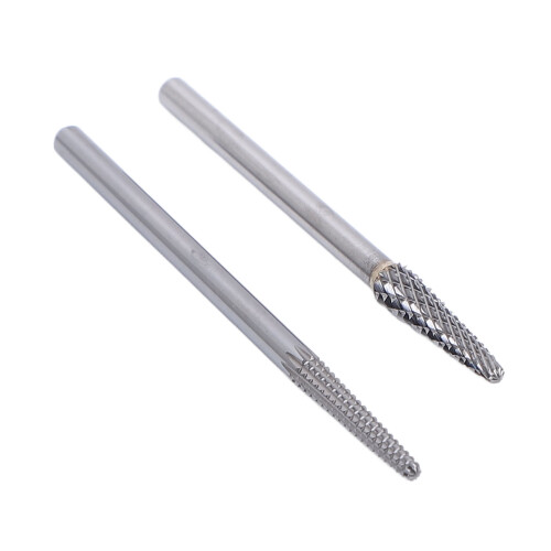 2x 3/32" Tungsten Steel Needle Drill Bits 2