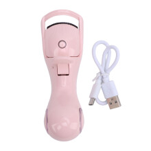 (Roseate) Verwarmde Wimperkruller 3-Niveaus USB Oplaadbaar Roze Goud