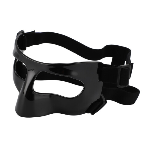 (Black) Adjustable Clear Sports Nose Guard 2