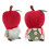 Rode Appel Gnome Koppel Decoratie Nagelstudio 4