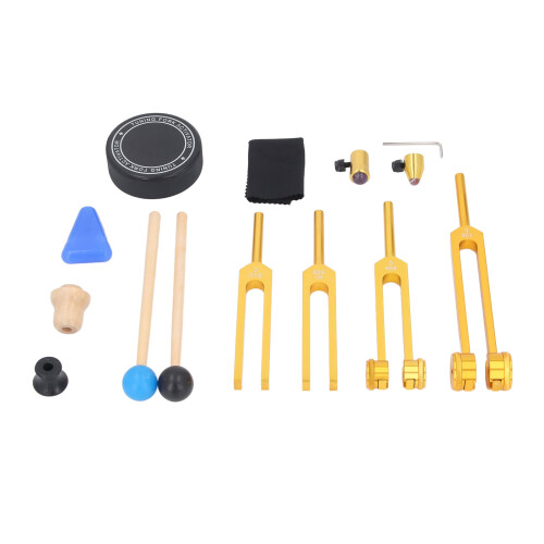 Aluminium-Stimmgabel-Set mit Hammer für Yoga 1