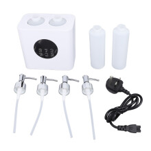 (GB Plug) Massageöl-Wärmer 4x250ml Flaschen Doppelbohrung 100W Temp US-Stecker