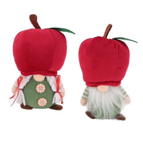 Rode Appel Gnome Koppel Decoratie Nagelstudio 1