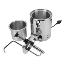 (EU Plug 110V) Nacho-Käse-Wärmer Edelstahl 360 Drehung 220V US-Stecker