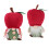 Rode Appel Gnome Koppel Decoratie Nagelstudio 3