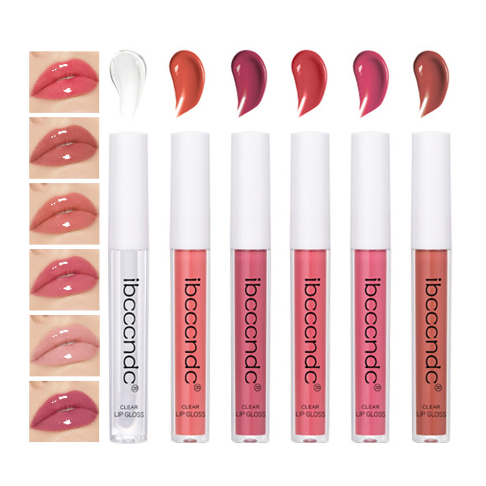 Clear Lip Gloss Set 2.5Ml*6 Moisturizing Long-Lasting