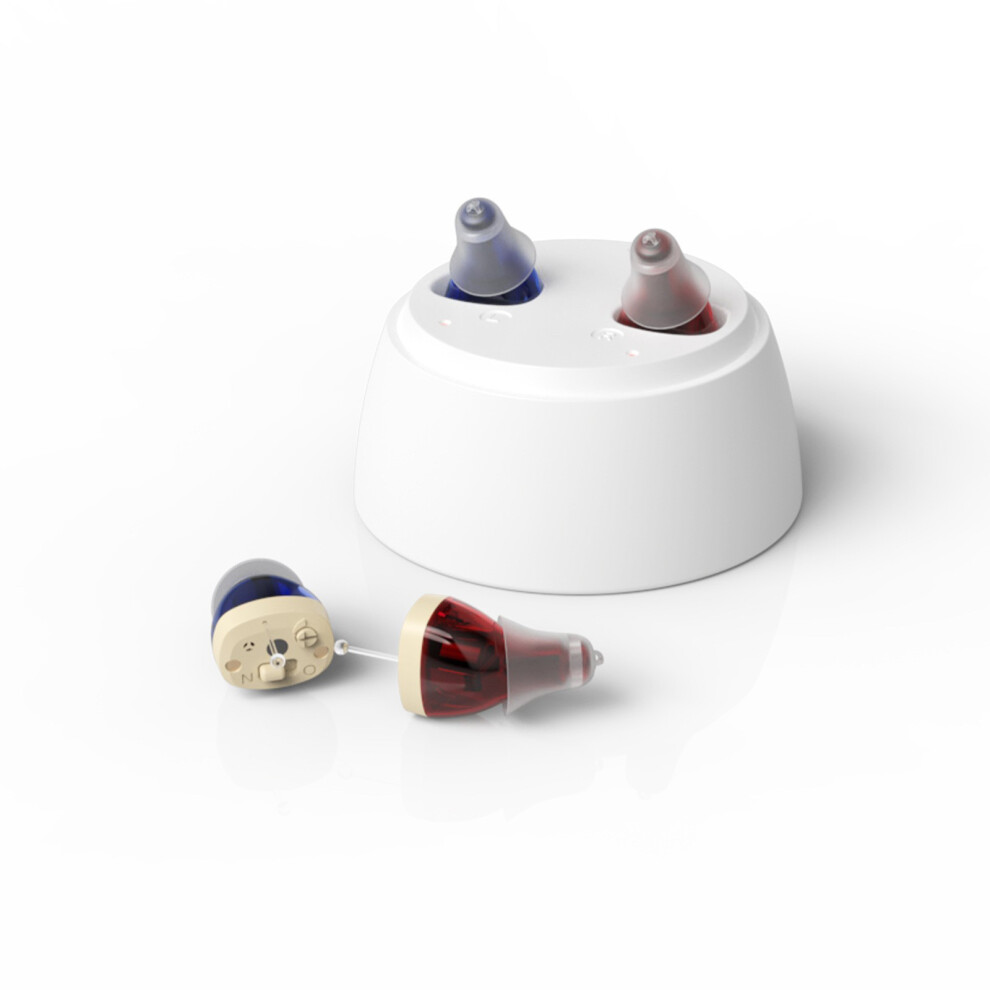 Rechargeable Binaural Hearing Amplifier Volume Control Noise Reduction 461605277721
